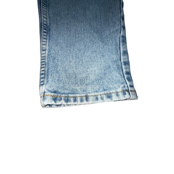 Geoffrey Beene 90's Vintage Light Wash High Rise Tapered Leg Denim Mom Jeans 12S - Picture 5 of 8